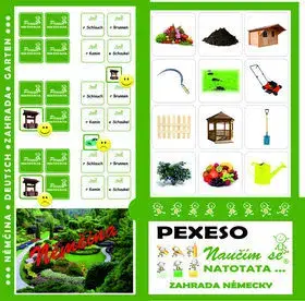 Pexesá Dittrich Pexeso Natotata Záhrada po nemecky