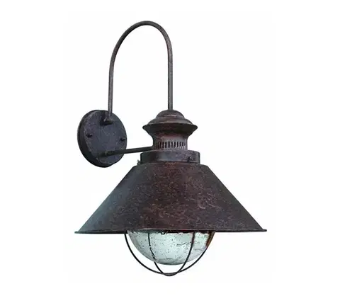 Záhradné lampy FARO Barcelona FARO 71128 - Vonkajšie nástenné svietidlo NAUTICA 1xE27/11W/230V 71128