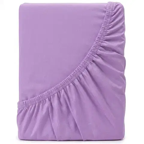 Plachty 4Home jersey prestieradlo Ideál fialová, 60 x 120 cm