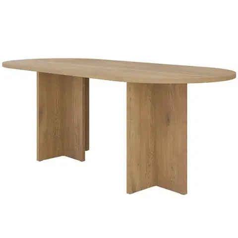 Jedálenské stoly Stôl Loen 204x90 Dub Cremona