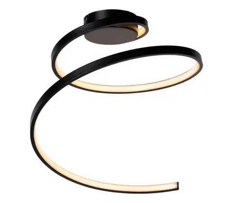 Svietidlá Lucide 46199/25/30 - LED Stmievateľný prisazený luster MAXENCE LED/24W/230V čierna 46199/25/30