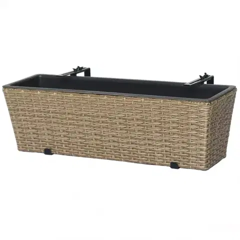 Záhrada Balkónový kvetináč ratan 7488 lagoa 19X60X19