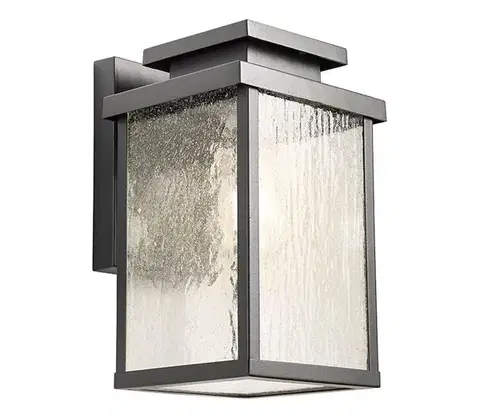 Svietidlá Redo 90462 - Vonkajšie nástenné svietidlo YARD 1xE27/42W/230V IP44 antracit 90462