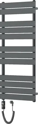 Radiátory do kúpeľne MEXEN/S - Ceres radiátor + vykurovacia tyč 1200 x 500 mm, 600 W, antracit W111-1200-500-2600-66
