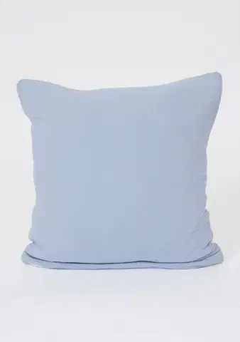 Dekoračné obliečky MKLozkoviny.sk Mušelínová obliečka na vankúš 40 x 40 cm - Alexia Duo svetlo modra/pastelovo žltá-  -