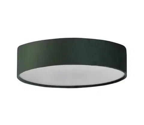 Svietidlá Searchlight 23298-2GR - Stropné svietidlo DRUM PLEAT 2xE27/15W/230V zelená 23298-2GR