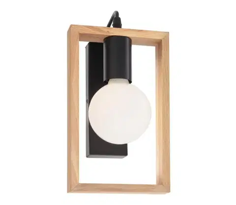 Svietidlá Redo 01-1663 - Nástenné svietidlo TIMBER 1xE27/42W/230V 01-1663