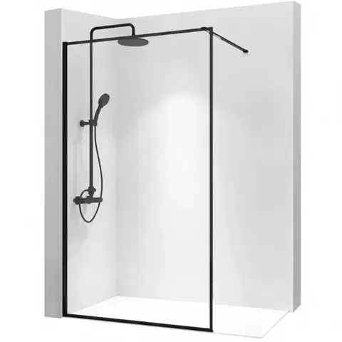 Sprchy WALK-IN Sprchová stena Walk-in Bler Rea K7636 70x195 black