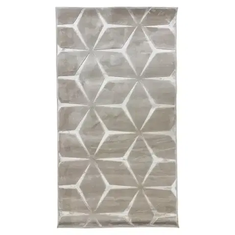 Moderné koberce Koberec Eva Embossed 0,8/1,5 Em2025-05 béžový