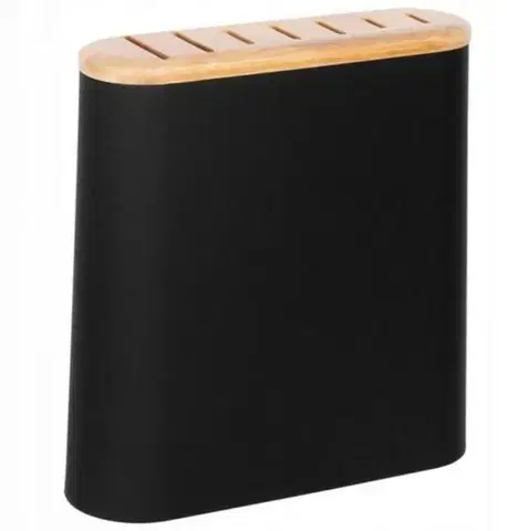 Sady nožov Kinekus Stojan na nože 23x8x23,5 cm čierny