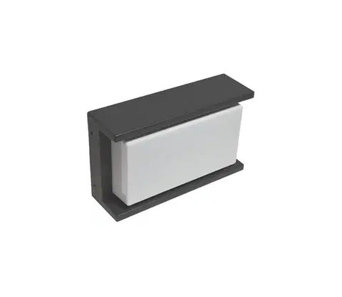 Svietidlá  Vonkajšie nástenné svietidlo ARAGO 1xE27/60W/230V IP54 antracit SKU008945