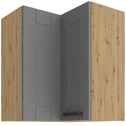 Kuchynské skrinky visiace Skrinka do kuchyne LUNA DUSTGREY/ARTISAN 60X60 GN-72 2F (90°)