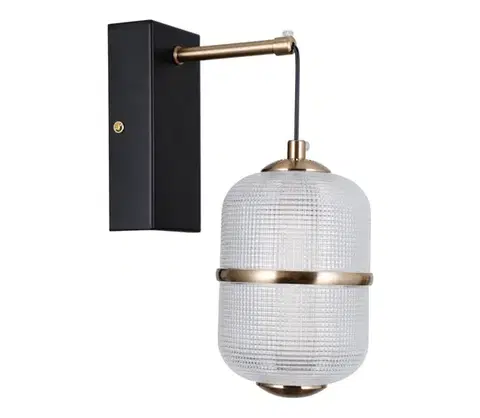 Svietidlá  WL-34375-1-BK - LED nástenné svietidlo ALANI LED/6W/230V 3000K čierna/zlatá WL-34375-1-BK