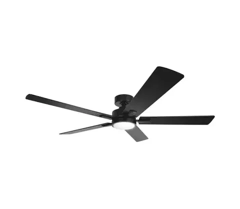 Ventilátory  B.V. -LED Stlmiteľný stropný látor LED/20W/230V 2700-6500K 132cm+DO čierna B103133K0
