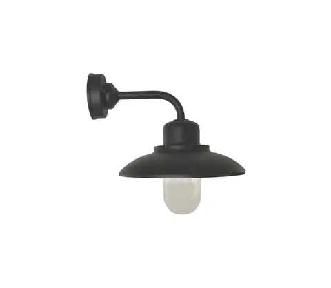 Svietidlá  Vonkajšie nástenné svietidlo BARD 1xE27/60W/230V IP44 čierna SKU013584