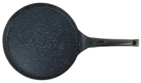 Panvice, lievanečníky MAKRO - Panvica na palacinky 26cm, kovaný hliník, čierna