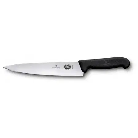 Kuchynské nože VICTORINOX Kuchársky nôž VICTORINOX FIBROX 25 cm - HACCP farby 5.2003.25  Čierna