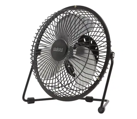 Ventilátory  Stolný látor USB 1,75 W / 5 V, priemer 18 cm, čierny 51110