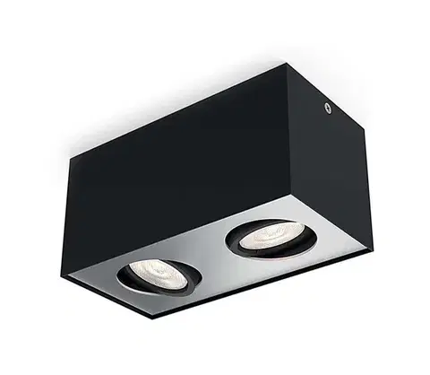 Svietidlá Philips 50492/30/P0-LED Stmievateľné bodové svietidlo MYLIVING BOX 2xLED/4,5W/230V 50492/30/P0
