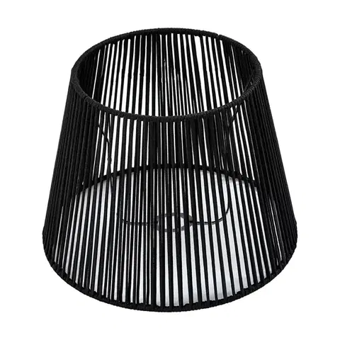 Tienidlo na lampu Vonkajšie tienidlo s čiernym lanom IP54 40/28/30 - Jayla