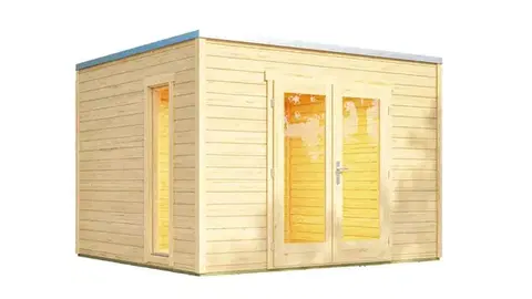 Zahradné domčeky Luxusný drevený záhradný domček P 285 (3x3m) Weka