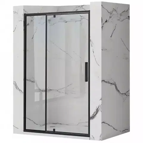 Sprchovacie dvere; priečky Sprchové dvere Rapid Swing 120x195 black Rea K6413