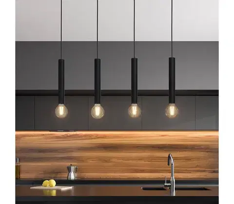 Svietidlá Eglo 98057 - Luster na lanku CORTENOVA 4xE27/60W/230V 98057
