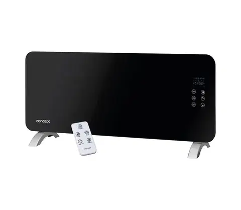 Predlžovacie káble Concept KS4010 - Elektrický priamotop/konvektor 2000W IP24 čierna+diaľkové ovládanie KS4010