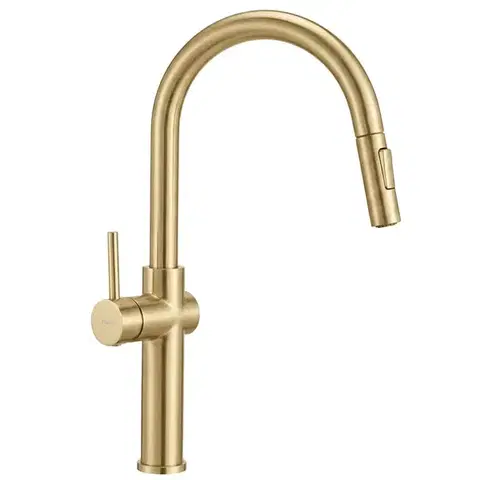 Kúpeľňové batérie REA - Kuchynská batéria Fresh vysoká Gold Brush REA-B7201