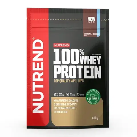 Proteíny Nutrend 100% WHEY Protein 400g čokoláda-kakao