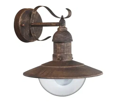 Svietidlá Rabalux 8271 - Vonkajšie nástenné svietidlo OSLO 1xE27/60W/230V