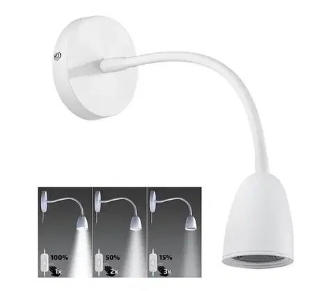 Svietidlá BRILAGI - LED Stmievateľná flexibilní lampička LED/4W/230V biela WO54-W-OEM1
