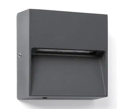 Svietidlá FARO Barcelona FARO 71963- LED schodiskové svietidlo DUNE LED/3W/230V 2200/2700/3200/4000K IP65 antracit 71963
