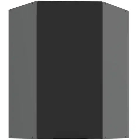 Kuchynské skrinky visiace Kuchynská skrinka Aria-BL/ANT anti fingerprint 60X60 GN-90 1F (45°)