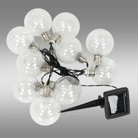 Solárne dekoračné lampy Garlanda solar  ŽIAROVKY EKO0605