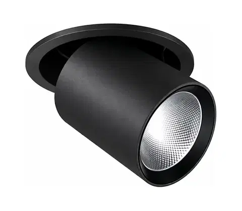 Svietidlá Ideal Lux - LED zapustené bodové svietidlo NOVA LED/20W/230V, priemer 15,4 cm, čierna 370187
