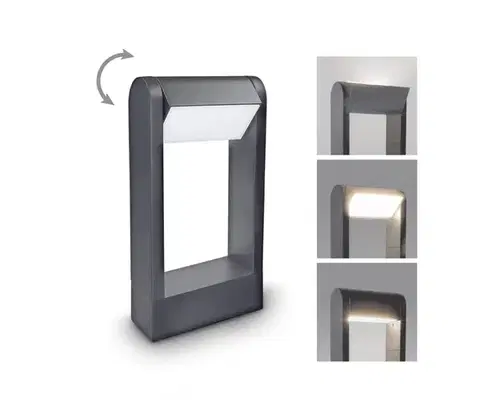 LED osvetlenie BRILAGI - LED Vonkajšia lampa CROTONE LED/7W/230V antracit IP54 30 cm WO-HR60441-2-300-OEM-ANT