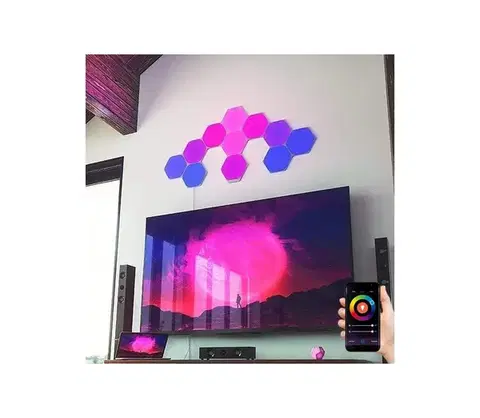 Svietidlá Nanoleaf NL42-6002HX-15PK - SADA 15x LED RGB Stmievateľný panel LED/2W/230V NL42-6002HX-15PK