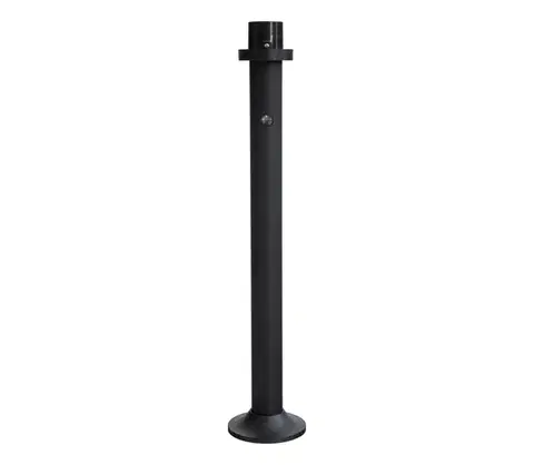 Lampy BRILAGI - Vonkajší stojan na lampu so senzorom HARBOR 1xE27/40W/230V 120 cm IP33 čierna BRZPOLE-1,2M/PIR