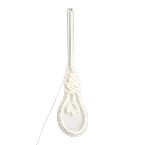 Nástenné osvetlenie Neónová nástenná lampa teplá biela vrátane LED - žiarovka