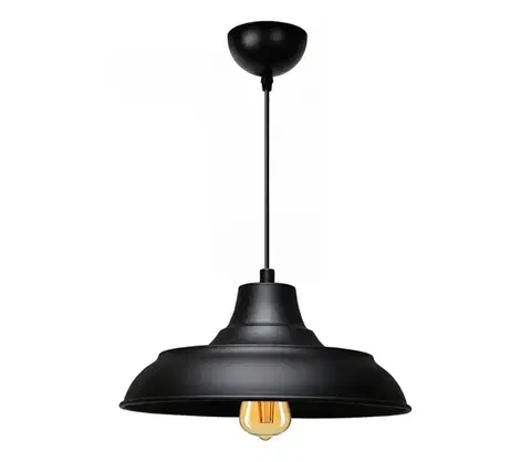 Svietidlá  Luster na lanku AYD 1xE27/40W/230V čierna 780SGN4603