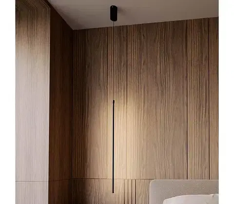 Svietidlá Redo 01-3116 - LED Luster na lanku TABOO LED/9W/230V čierna 01-3116