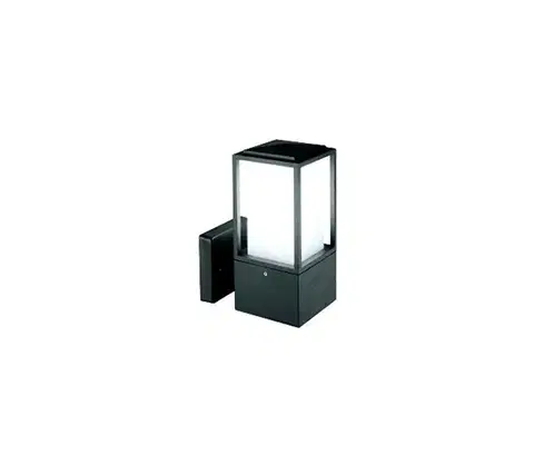 Svietidlá Eurolamp Vonkajšia nástenná lampa 1xE27/12W/230V IP44 antracit 145-20615