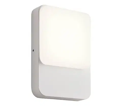 LED osvetlenie Redo 90128 - LED Vonkajšie nástenné svietidlo COLIN LED/9W/230V 4000K IP54 biela 90128