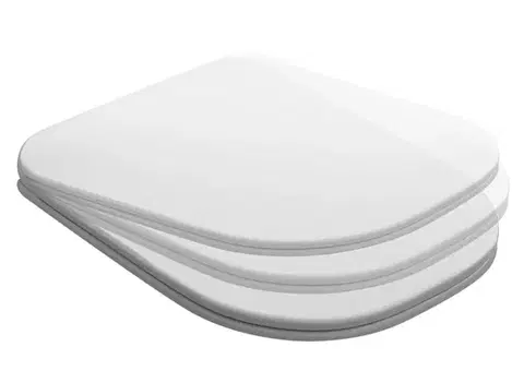 Záchody KERASAN - TRIBECA WC sedátko, SLIM, Soft Close, biela 519101