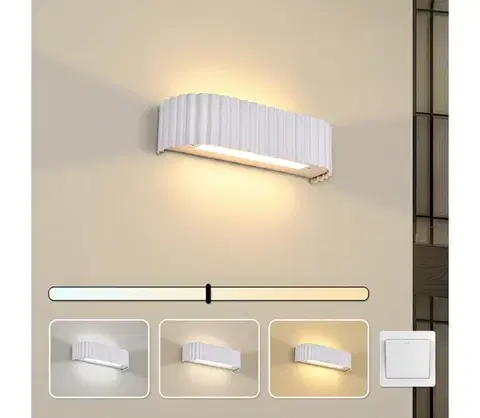 Svietidlá BRILAGI - LED nástenné svietidlo FALCON MODERN LED/10W/230V 30 cm 3000/4500/6000K biela BRI962