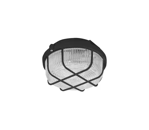 Svietidlá  SKP-100/C - Vonkajšie stropné svietidlo KRUH 1xE27/100W/230V