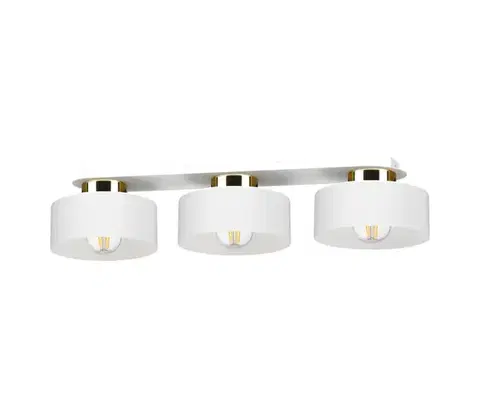 Svietidlá Keter Lighting Stropné svietidlo IGNIA 3xE27/60W/230V biela/zlatá 3400