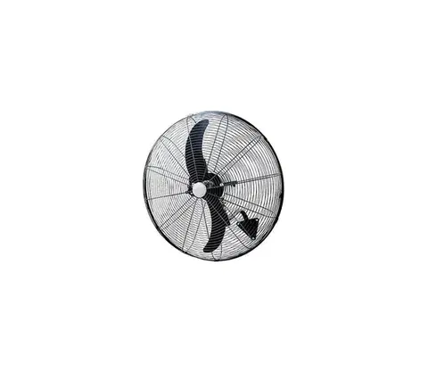 Ventilátory Eurolamp Nástenný látor 200 W/230 V, priemer 76 cm, čierny, s diaľkovým ovládaním 147-29044