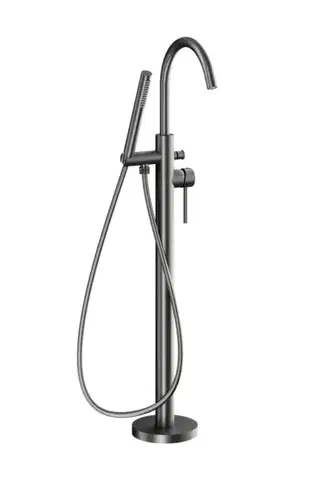 Kúpeľňové batérie KFA - Batéria Moza vaňová, voľne stojaca, PVD gunmetal sivá 5035-510-61
